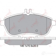 Тормозные колодки дисковые, комплект LYNXAUTO BD-5318 3639157 WHUBZ 2Z 4905601058497 - Изображение 2