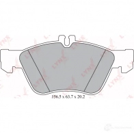 Тормозные колодки дисковые, комплект LYNXAUTO JPO HT6 4905601062456 3639159 BD-5320 - Изображение 2