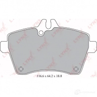 Тормозные колодки дисковые, комплект LYNXAUTO 4905601058473 3639147 Z9M9 M2 BD-5308 - Изображение 2