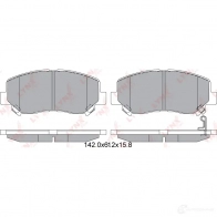 Тормозные колодки дисковые, комплект LYNXAUTO 3639133 4905601065006 BD-5125 2AD1 Y - Изображение 2