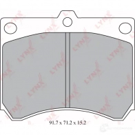 Тормозные колодки дисковые, комплект LYNXAUTO TY 7FL BD-5120 Mazda 323