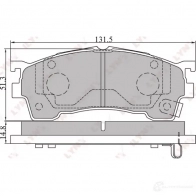 Тормозные колодки дисковые, комплект LYNXAUTO 3639110 S YD9S 4905601011188 BD-5101 - Изображение 2