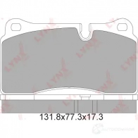 Тормозные колодки дисковые, комплект LYNXAUTO 3639101 BD-5004 ZMZ 381I - Изображение 2