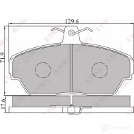 Тормозные колодки дисковые, комплект LYNXAUTO B7U ODVW BD-4604 4905601011928 3639091 - Изображение 2