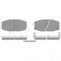Тормозные колодки дисковые, комплект LYNXAUTO 3639076 4905601016138 VU H6GX BD-4404 - Изображение 2