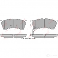 Тормозные колодки дисковые, комплект LYNXAUTO E 7JEBI 4905601016121 3639075 BD-4403 - Изображение 2