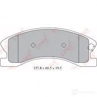 Тормозные колодки дисковые, комплект LYNXAUTO 3639066 BD-4201 4905601062777 7T5M E - Изображение 2