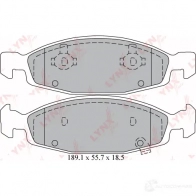 Тормозные колодки дисковые, комплект LYNXAUTO BD-4202 2 T34F 3639067 - Изображение 2