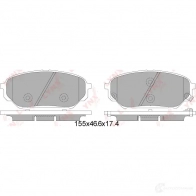 Тормозные колодки дисковые, комплект LYNXAUTO 21E708 4 4905601062302 3639053 BD-3627 - Изображение 2