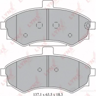 Тормозные колодки дисковые, комплект LYNXAUTO 3639038 4905601032589 BD-3611 9V Y6CX - Изображение 2