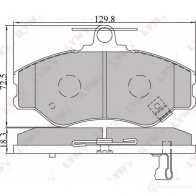 Тормозные колодки дисковые, комплект LYNXAUTO BD-3604 3639032 J963 H 4905601012697 - Изображение 2