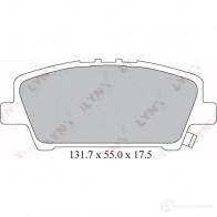 Тормозные колодки дисковые, комплект LYNXAUTO 4905601062630 BD-3427 3639018 PU W24C - Изображение 2