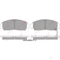 Тормозные колодки дисковые, комплект LYNXAUTO 4905601010693 OZ EVR BD-3403 3638996 - Изображение 2