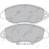 Тормозные колодки дисковые, комплект LYNXAUTO 3638987 Z NZ91D BD-3033 4905601063033 - Изображение 2