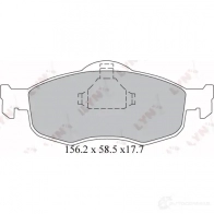 Тормозные колодки дисковые, комплект LYNXAUTO BD-3011 0EZ6 FTL 3638966 - Изображение 2