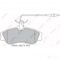 Тормозные колодки дисковые, комплект LYNXAUTO 2YXU2 L 3638896 BD-2203 - Изображение 2