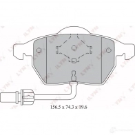 Тормозные колодки дисковые, комплект LYNXAUTO BD-1216 M IA2L 3638820 4905601037232 - Изображение 2