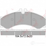 Тормозные колодки дисковые, комплект LYNXAUTO YX3 PSZ BD-5352 3639191 4905601062395 - Изображение 2