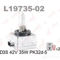 Галогенная лампа фары LYNXAUTO 3648066 L1973502 AUUSJ D3 S - Изображение 2