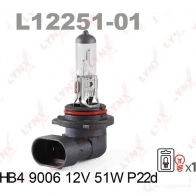 Галогенная лампа фары LYNXAUTO 3647947 6 LK94 4905601064016 L1225101 - Изображение 2