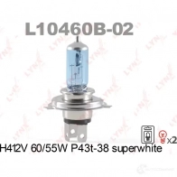 Галогенная лампа фары LYNXAUTO 4905601063675 3647860 I06VH IT L10460B02 - Изображение 2