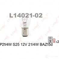 Лампа накаливания LYNXAUTO 3647997 V CWZF4 4905601063736 L1402102 - Изображение 2