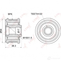 Обгонная муфта генератора LYNXAUTO PA-1137 RQ2Y 4 3652819 - Изображение 2