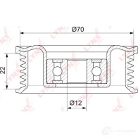Паразитный обводной ролик приводного ремня LYNXAUTO PB-7134 8YZ W9 3653872 - Изображение 2