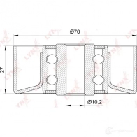 Паразитный обводной ролик приводного ремня LYNXAUTO PB-7096 3653834 185 XA - Изображение 2