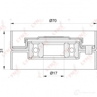 Паразитный обводной ролик приводного ремня LYNXAUTO 3653805 PXE NNZB PB-7065 - Изображение 3
