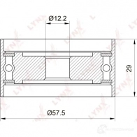 Ролик ремня грм LYNXAUTO DZ7 GC 3653242 PB-3039 - Изображение 2