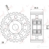 Паразитный обводной ролик ремня ГРМ LYNXAUTO AA XHQ7D PB-3038 3653241 - Изображение 2