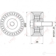 Паразитный обводной ролик ремня ГРМ LYNXAUTO P4A EF 3653214 PB-3012 - Изображение 2