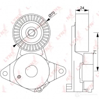 Натяжитель приводного ремня LYNXAUTO PT-3246 TYT SER0 3654858 - Изображение 2