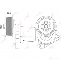 Натяжитель приводного ремня LYNXAUTO 3654640 XVH 0IYP PT-3027 - Изображение 2