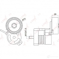 Натяжитель приводного ремня LYNXAUTO XSF AC PT-3008 3654621 - Изображение 2