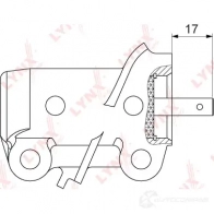 Натяжитель ремня ГРМ LYNXAUTO 3654600 8EFD OG PT-1030 - Изображение 2
