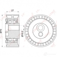 Натяжитель приводного ремня LYNXAUTO 3653428 PB-5059 AIS DT5 - Изображение 3