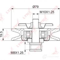 Натяжитель приводного ремня LYNXAUTO 3653417 PB-5048 QOB MDW - Изображение 2
