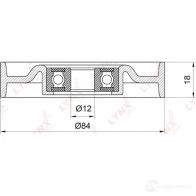 Натяжитель приводного ремня LYNXAUTO DZ URM 3653410 PB-5041 - Изображение 2