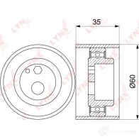 Натяжной ролик ГРМ LYNXAUTO CB55 H PB-1126 3653000 - Изображение 2
