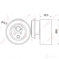 Натяжной ролик ГРМ LYNXAUTO 3652919 GBEEP T PB-1045 - Изображение 2