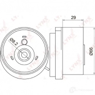 Натяжной ролик ГРМ LYNXAUTO TZ4 P5 3652924 PB-1050 - Изображение 2