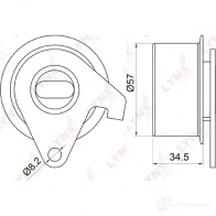 Натяжной ролик ГРМ LYNXAUTO M76Z V2 PB-1033 3652907 - Изображение 2