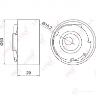 Натяжной ролик ГРМ LYNXAUTO X NVEA PB-1029 3652903 - Изображение 3
