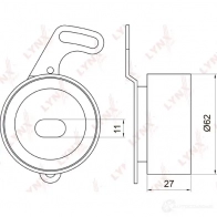 Натяжной ролик ГРМ LYNXAUTO CQ 5U2 PB-1021 3652895 - Изображение 2