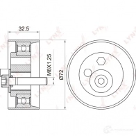 Натяжной ролик ГРМ LYNXAUTO 3652884 PB-1010 3YFBON X - Изображение 2