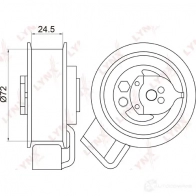 Натяжной ролик ГРМ LYNXAUTO PB-1009 3652883 6 8U3W6 - Изображение 2
