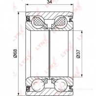Подшипник ступицы колеса LYNXAUTO 3655949 5DSI XSK WB-1519 - Изображение 3