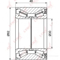 Подшипник ступицы колеса LYNXAUTO 3655745 WB-1285 Y JIUD - Изображение 2